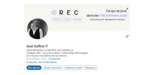 Axel Auffret profil Linkedin